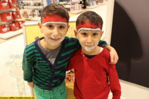 kinderschminken-weihnachten-kaufhof-mannheim