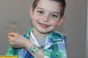 Glitzer Tattoos Fussball
