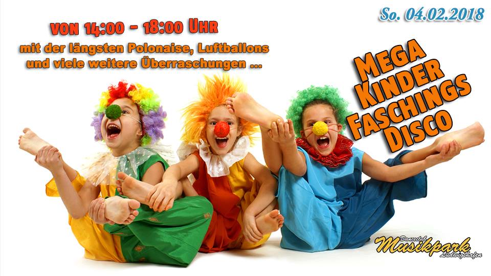 Mega Kinder-Faschingsdisco in Musikpark Ludwigshafen