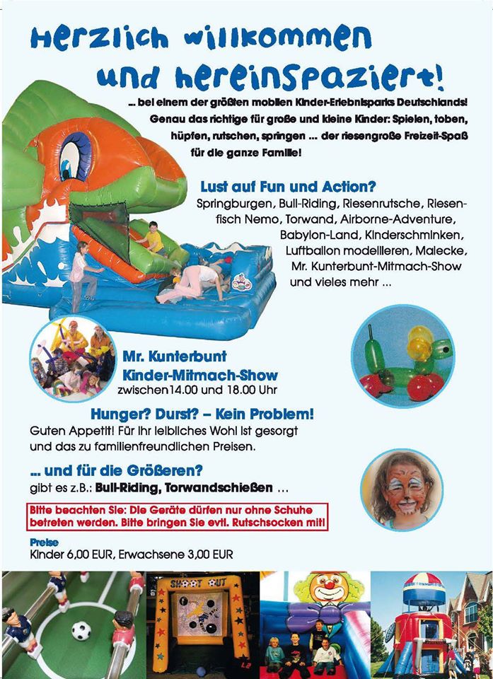 Mobiler Kinder-Erlebnispark in Hockenheim