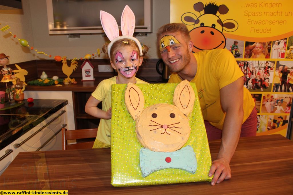 Osterhase Kuchen backen