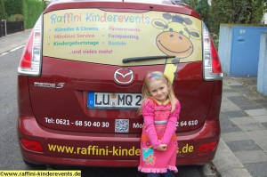 Raffini Kinderevents - Autowerbung