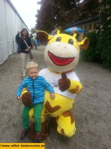 Raffini Kinderevents Maskottchen, Maimarkt Messe 