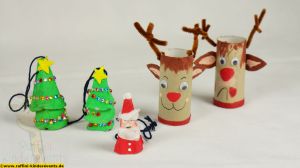 Recycling Basteln - Weihnachten, Nikolaus,X-mas