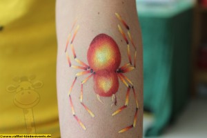 Spinne Design Kinderschminken