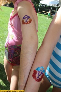 Strandbad Frankenthal-Animal Riding, Glitzer Tattoos
