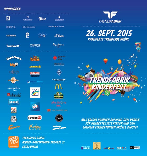 Trendfabrik Kinderfest 2015 Bruehl 