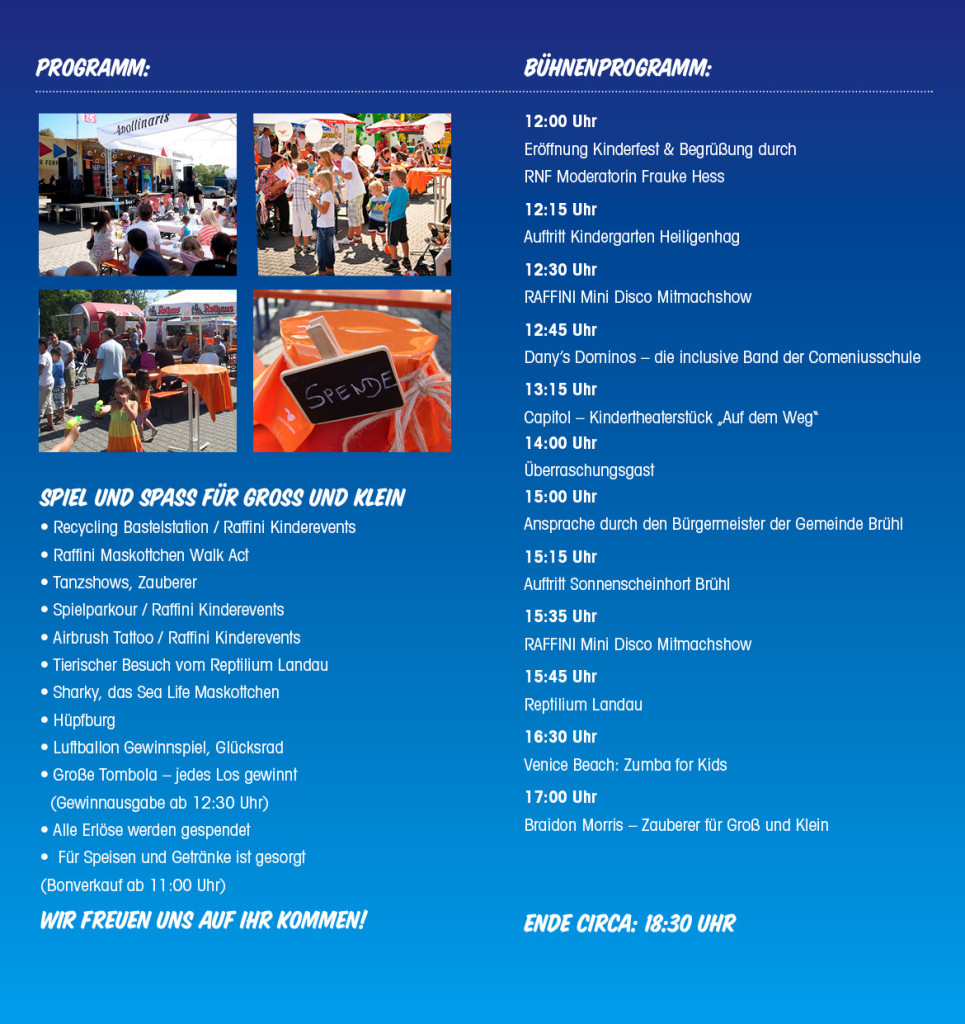 Trendfabrik Kinderfest Bruehl 2016