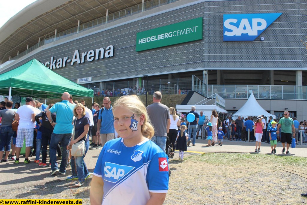 Wirsol Arena Sinsheim Kinderschminken, Glitzer Tattoos 